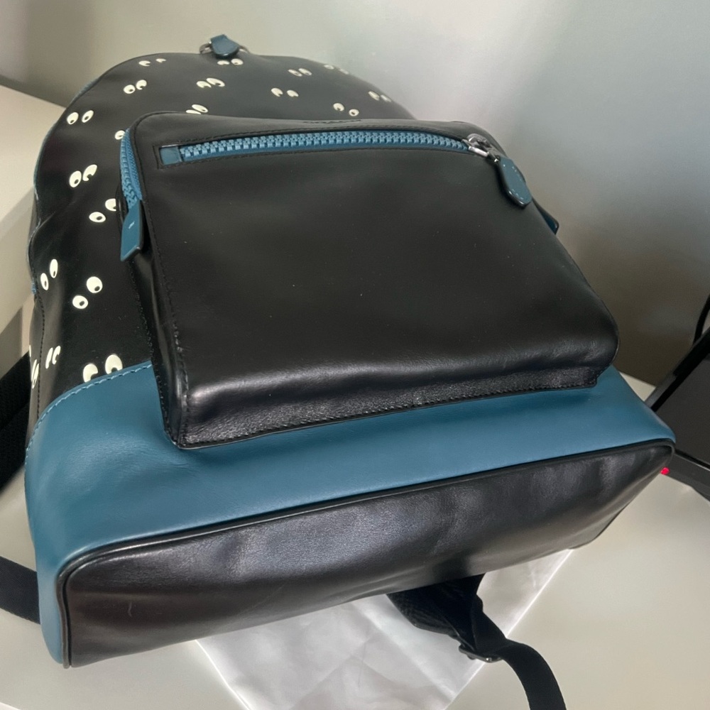 Disney X Coach Spooky Eyes Dark Fairytale Leather BackPack - Picture 9 of 12